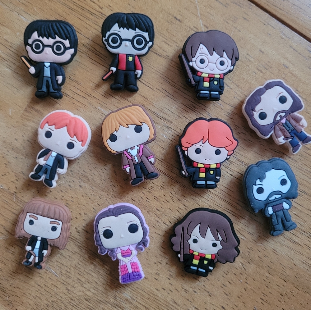 New Harry Potter Croc Charm Set